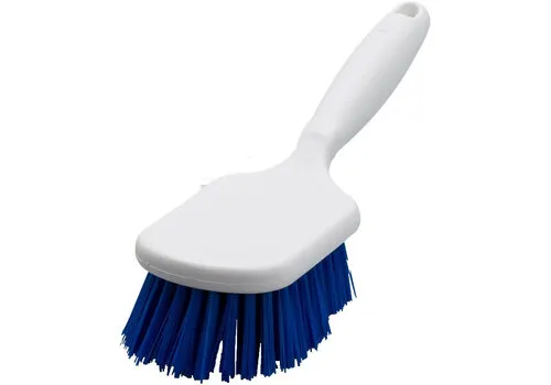 MM Eurotool Hygiene Handborstel Met Korte Steel 25 Centimeter Blauw