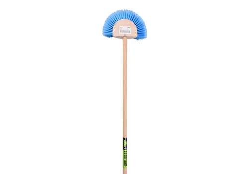 MM Eurotool Raagbol FSC 12.5 Centimeter Hout Kunstvezel Met Houten Steel 200 Centimeter