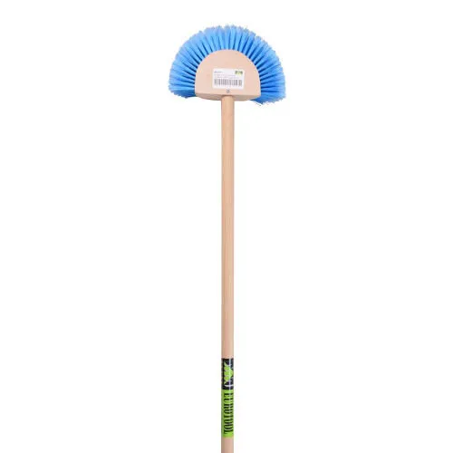 MM Eurotool Raagbol FSC 12.5 Centimeter Hout Kunstvezel Met Houten Steel 200 Centimeter
