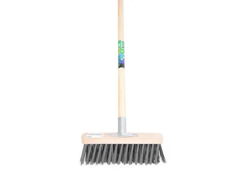 MM Eurotool Bezem 30 Centimeter Met Steel 150 Centimeter En Stokhouder