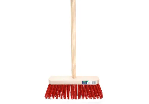 MM Eurotool Straatbezem kunstvezel rood | 120 cm
