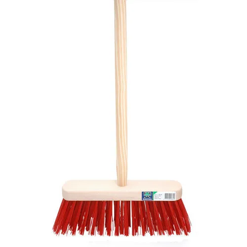 MM Eurotool Straatbezem kunstvezel rood | 120 cm