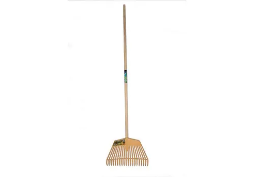 MM Eurotool Bladhark 45cm geel kunststof met steel 160cm