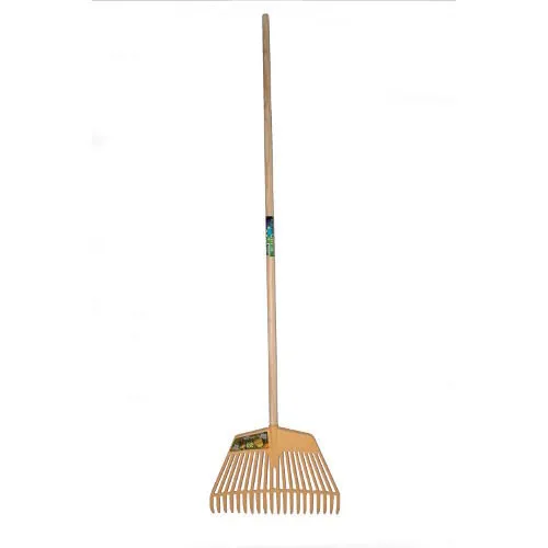 MM Eurotool Bladhark 45cm geel kunststof met steel 160cm