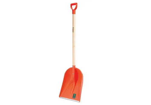 MM Eurotool Graanschop/ Sneeuwschop Oranje Kunststof Met D-steel