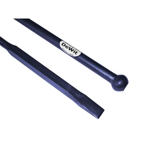De Wit Stootijzer 140 Centimeter Met 40 Centimeter Vierkant Knop En Beitel