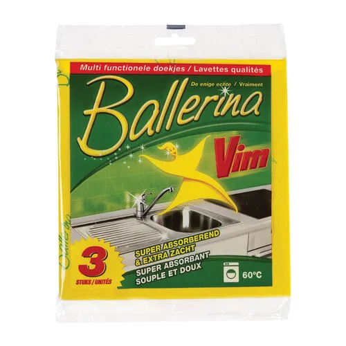 Vim Ballerina Gele Schoonmaakdoekjes