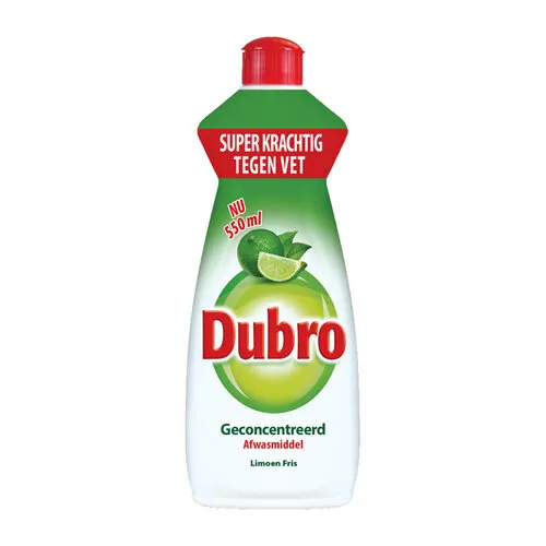 Dubro Afwasmiddel Limoen Fris 550 ML