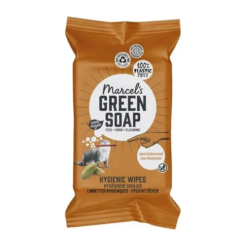 Marcel's Green Soap Schoonmaakdoekjes Sandelhout & Kardemom 60 Stuks