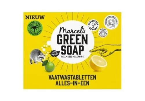 Marcel's Green Soap Vaatwastabletten All-In-One 25 Stuks