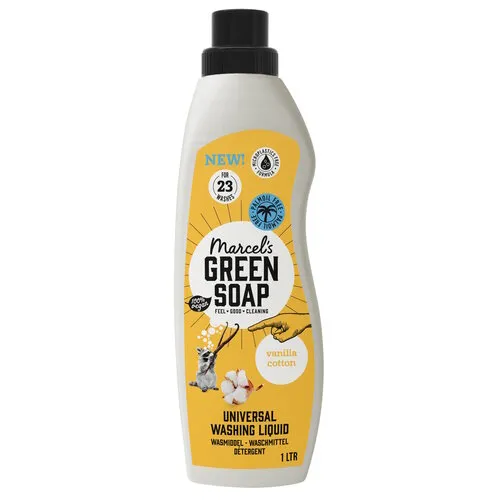 Marcel's Green Soap Wasmiddel Vanille en Katoen 1000 ML