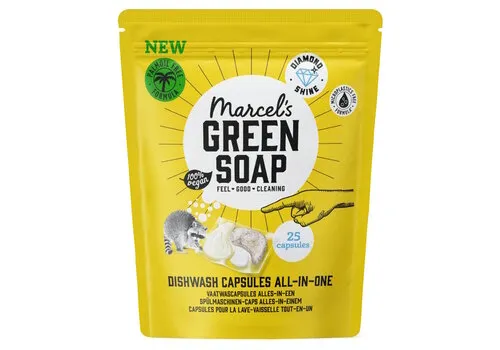 Marcel's Green Soap Vaatwascapsules Eco All-In-One 25 stuks