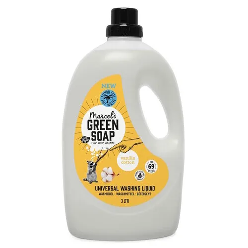 Marcel's Green Soap Wasmiddel Katoen En Vanille 3 Liter