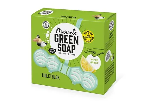Marcel's Green Soap Toiletblok Citroen & Gember