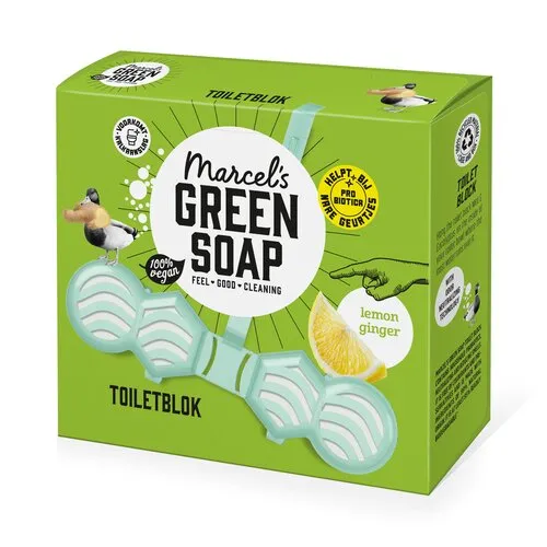 Marcel's Green Soap Toiletblok Citroen & Gember