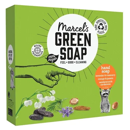 Marcel's Green Soap Geschenkset Handzeep 3 Stuks
