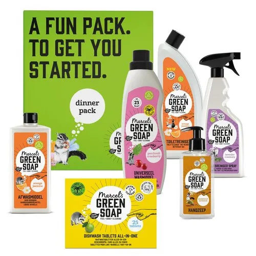 Marcel's Green Soap Dinner Pack 6 x 1 Stuks