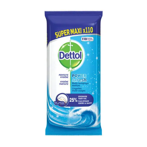 Dettol Multi Reinigings Maxi Doekjes Oceaan 110 Stuks