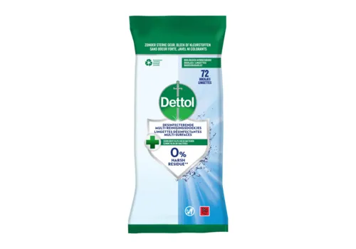 Dettol Desinfecterende Multi-Reinigingsdoekjes 72 Stuks