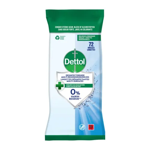 Dettol Desinfecterende Multi-Reinigingsdoekjes 72 Stuks