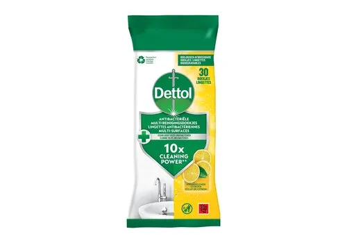 Dettol Schoonmaakdoekjes Citrus 30 Stuks