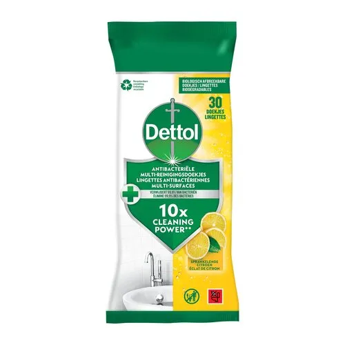 Dettol Schoonmaakdoekjes Citrus 30 Stuks
