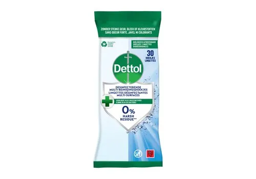 Dettol Desinfecterende Reinigingsdoekjes Cleanser 30 Stuks