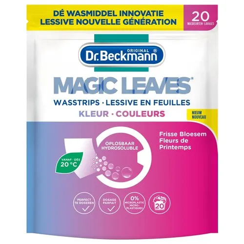 Dr. Beckmann Magic Leaves Wasstrips Kleur 20 Stuks