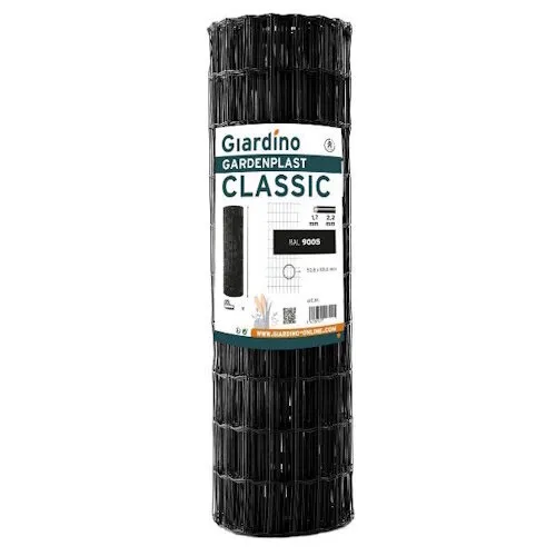 Gardenplast classic Gaas zwart 25m