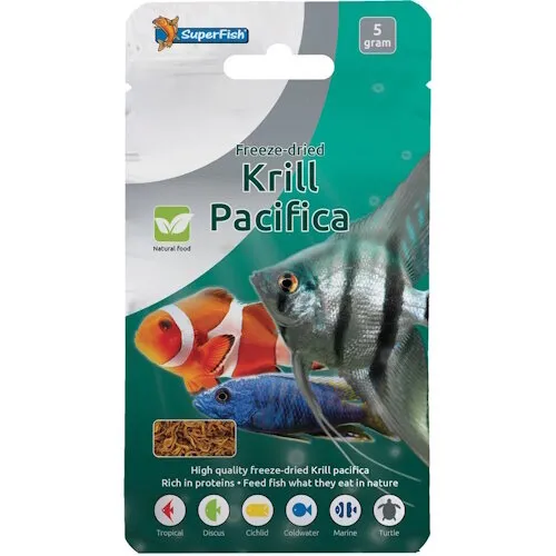 SuperFish Freeze Dried Krill Pacifica 5 Gram