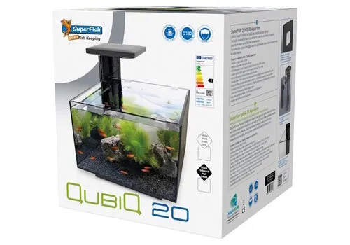 SuperFish Qubiq 20 Zwart |ca. 32 x 32 x 33,5 cm