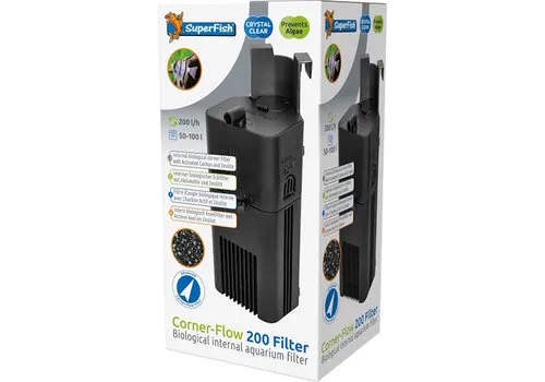 SuperFish Cornerflow 200 Filter 200 L/H SuperFish Cornerflow 200 Filter 200 L/H