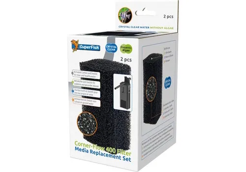 SuperFish Corner Filter 400 Media Vervang Set SuperFish Corner Filter 400 Media Vervang Set