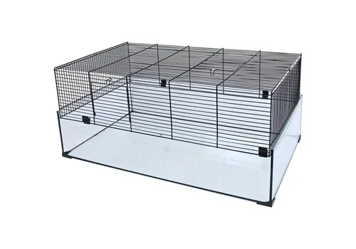 2ekans Hamsterkooi Hamsterscape 78 Zwart