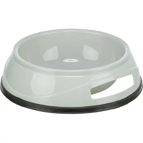 Trixie Kunststof Voer/Waterbak met rubberen ring