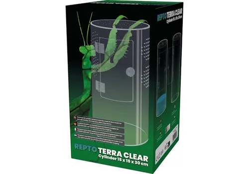 Repto Terra Clear Cilinder | 15 x 15 x 30CM