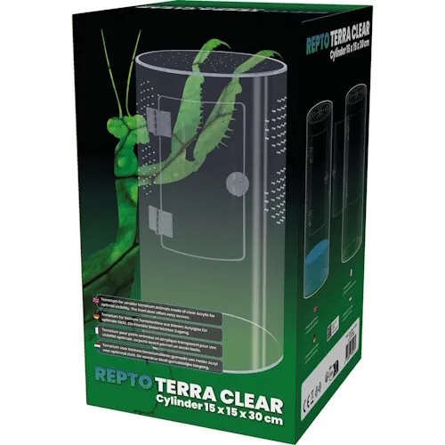 Repto Terra Clear Cilinder | 15 x 15 x 30CM