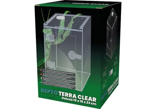 Repto Terra Clear Deluxe | 15 x 15 x 23CM