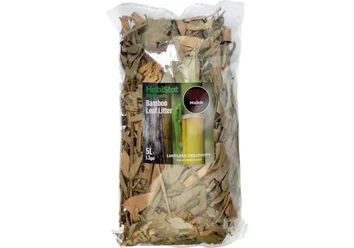 HabiStat Bladstrooisel Bamboo 5 Liter HabiStat Bladstrooisel Bamboo 5 Liter