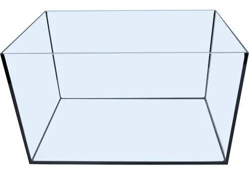 Junai.nl Aquarium met zwarte kit | 45L | 50 x 30 x 30CM