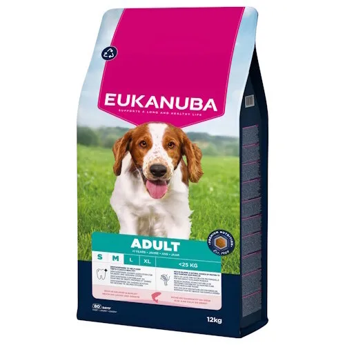 Eukanuba Adult Small&Medium Breed Zalm 12 kg