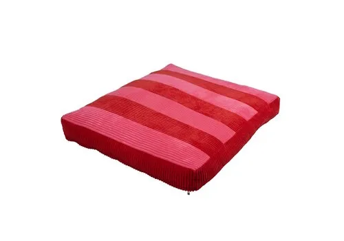 Coockoo Hondenkussen Cozy Stripe Rood/Roze