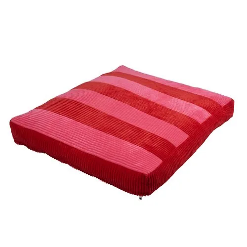 Coockoo Hondenkussen Cozy Stripe Rood/Roze