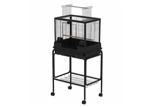 @Pet Vogelkooi Ceasar M met Standaard