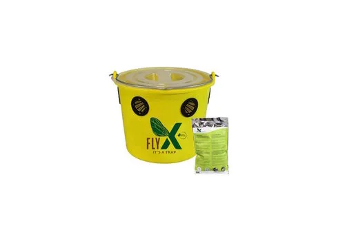 FlyX Vliegenemmer 12 liter incl. lokstof