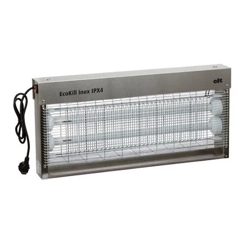 Ecokill Vliegenlamp Inox IPX4 2 x 20W