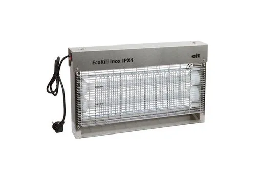 Ecokill Vliegenlamp Inox IPX4 2 x 15W