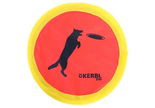 Kerbl Nylon frisbee 24cm neonkleur