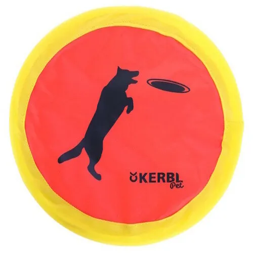 Kerbl Nylon frisbee 24cm neonkleur