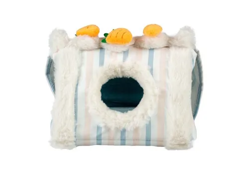 Duvo+ Gestreept triangel huis pluche